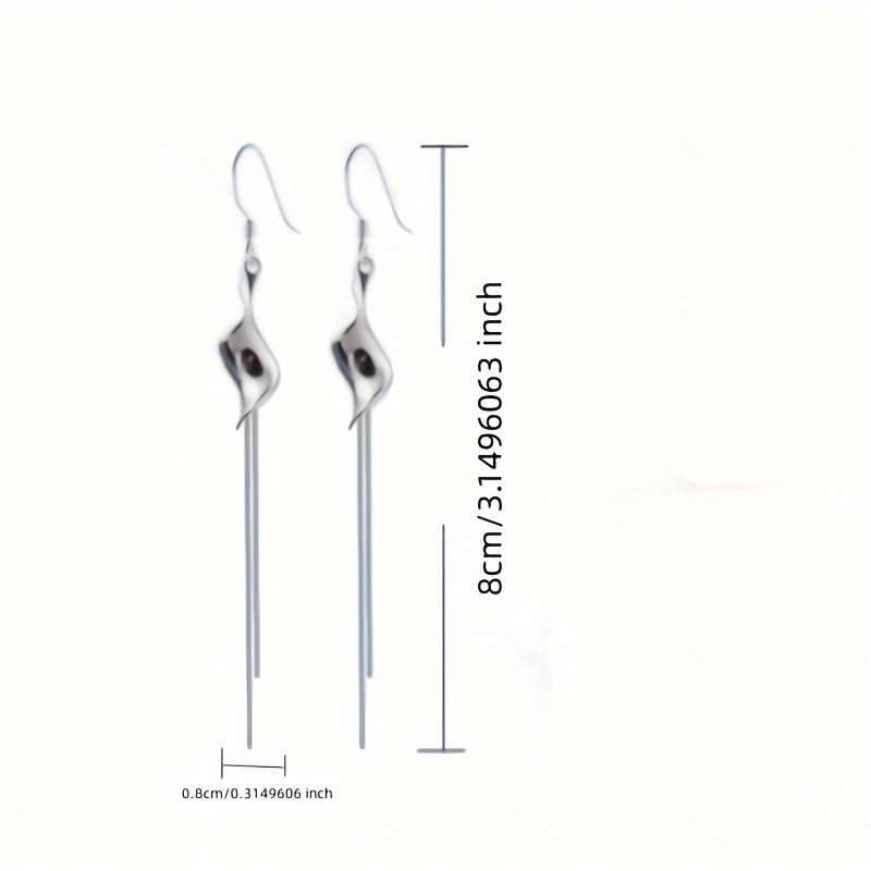 Twisted Hoop Earrings w/ Tassels - Bohemian Style Dangle Earrings